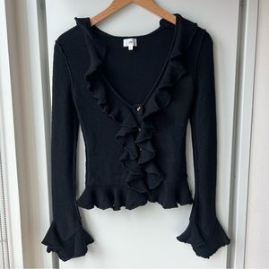 NWOT LPA Revolve Ruffle Sweater Cardigan